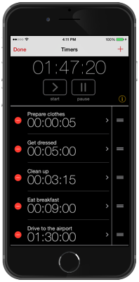 Re-order timers